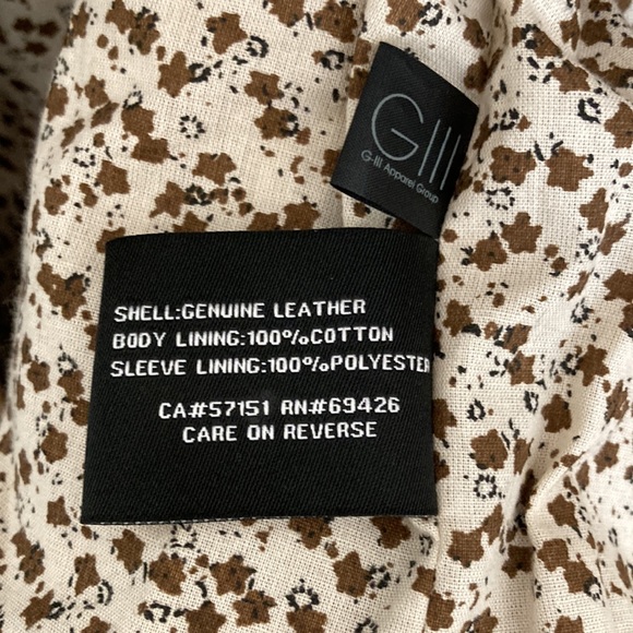 NWOT Black Rivet 100% Lamb Leather Moto Jacket w/Floral Lining - Picture 5 of 5